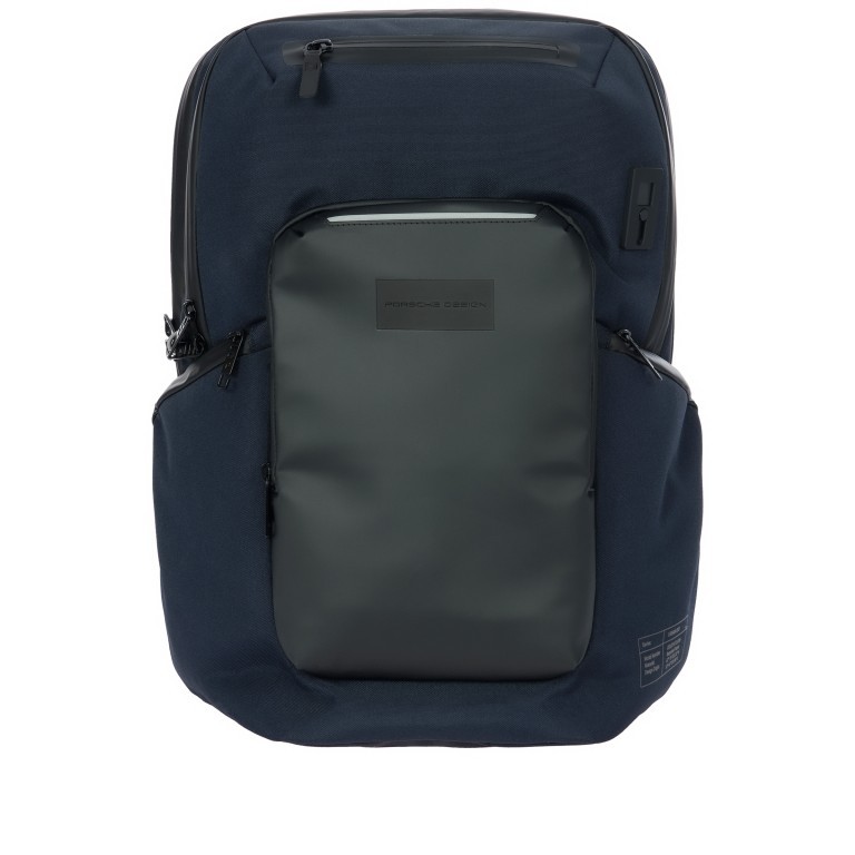 Rucksack Urban Eco Backpack M2 mit Laptopfach 15 Zoll Dark-Blue, Farbe: blau/petrol, Marke: Porsche Design, EAN: 4056487017464, Abmessungen in cm: 33x43x17, Bild 1 von 17