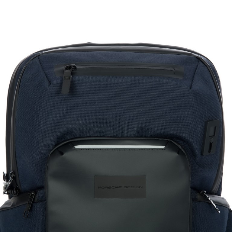 Rucksack Urban Eco Backpack M2 mit Laptopfach 15 Zoll Dark-Blue, Farbe: blau/petrol, Marke: Porsche Design, EAN: 4056487017464, Abmessungen in cm: 33x43x17, Bild 9 von 17