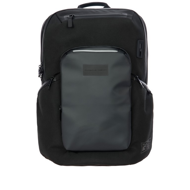 Rucksack Urban Eco Backpack M2 mit Laptopfach 15 Zoll Black, Farbe: schwarz, Marke: Porsche Design, EAN: 4056487017457, Abmessungen in cm: 33x43x17, Bild 1 von 16