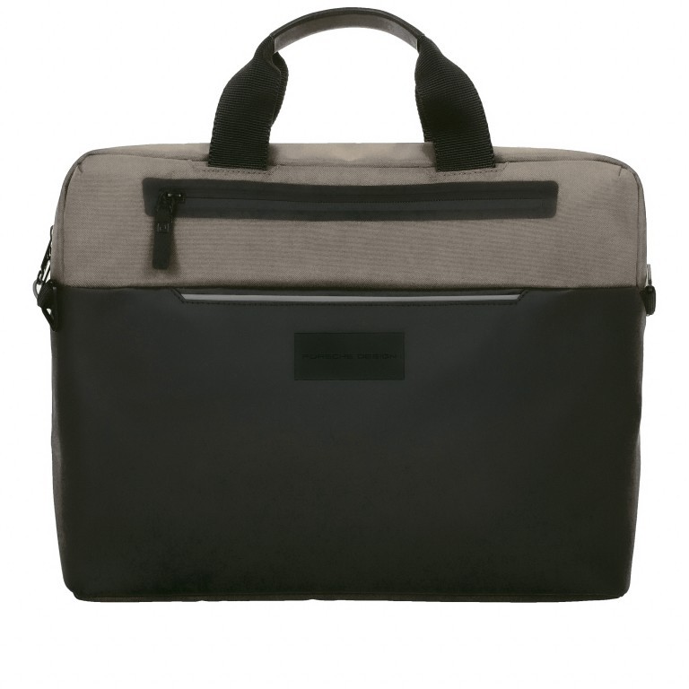 Aktentasche Urban Eco Briefcase M mit Laptopfach 13 Zoll Stone Grey, Farbe: grau, Marke: Porsche Design, EAN: 4056487038711, Abmessungen in cm: 38x30x10, Bild 1 von 11