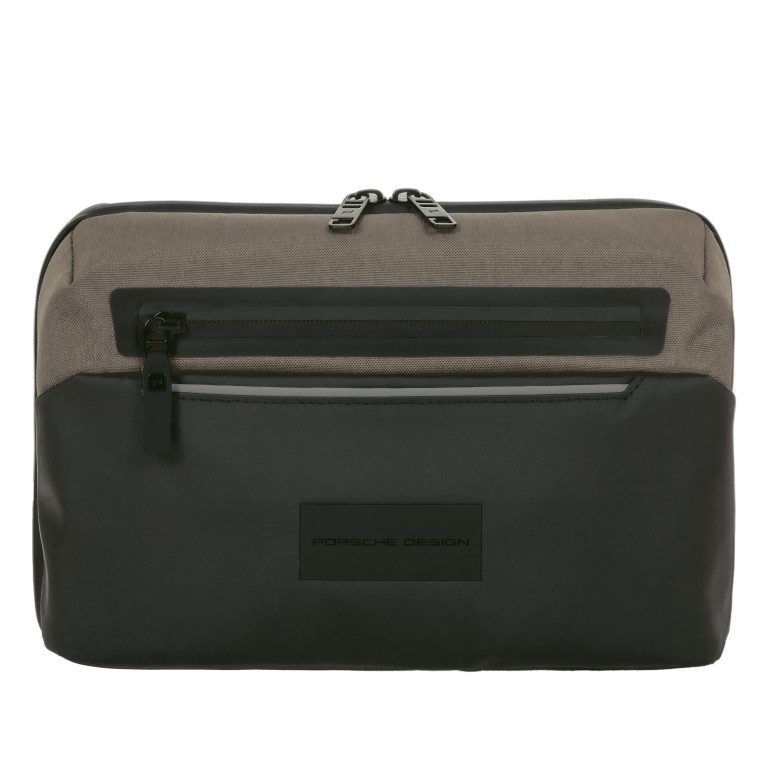 Kulturbeutel Urban Eco Washbag L mit Haken zum Aufhängen Stone Grey, Farbe: grau, Marke: Porsche Design, EAN: 4056487038674, Abmessungen in cm: 27x18x10, Bild 1 von 9