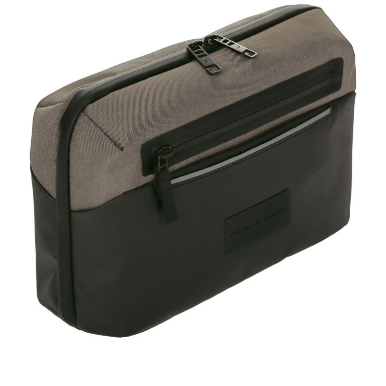 Kulturbeutel Urban Eco Washbag L mit Haken zum Aufhängen Stone Grey, Farbe: grau, Marke: Porsche Design, EAN: 4056487038674, Abmessungen in cm: 27x18x10, Bild 2 von 9
