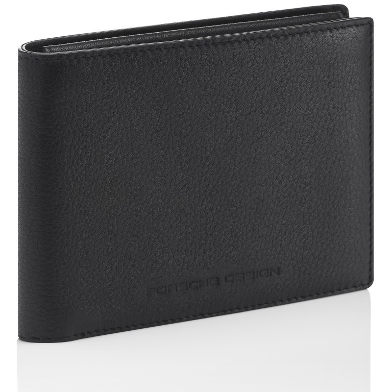 Geldbörse Business Wallet 10 mit RFID-Schutz Black, Farbe: schwarz, Marke: Porsche Design, EAN: 4056487000961, Abmessungen in cm: 12.5x10x2.5, Bild 2 von 3