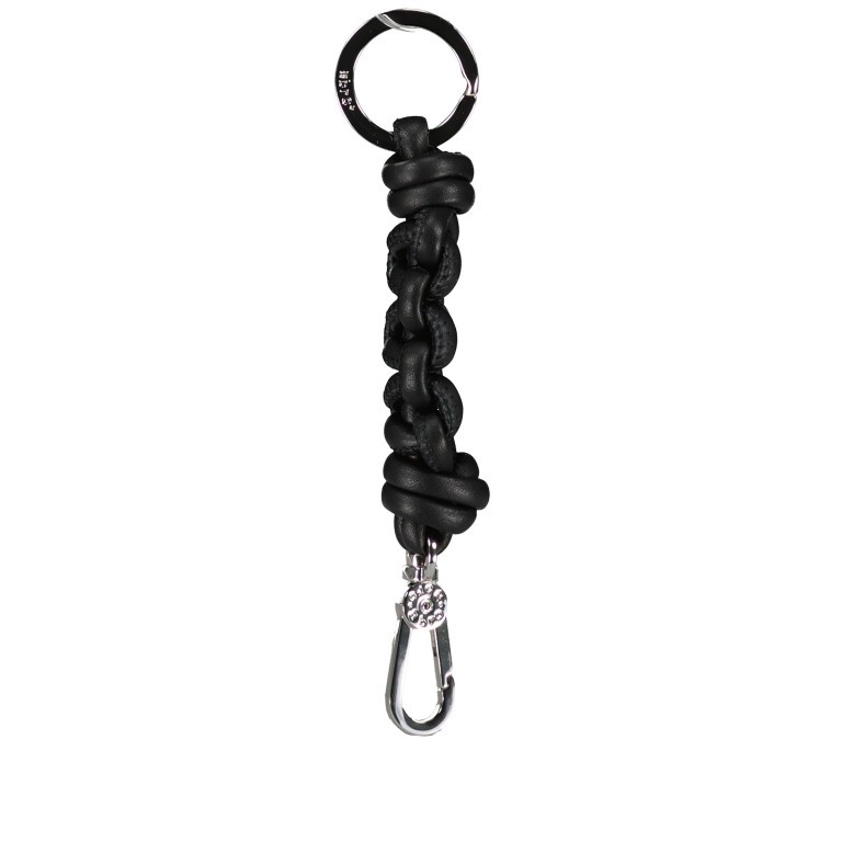 Schlüsselanhänger Dalia Kaia Black Nickel, Farbe: schwarz, Marke: Abro, EAN: 4061724931625, Abmessungen in cm: 3x16x2, Bild 1 von 1