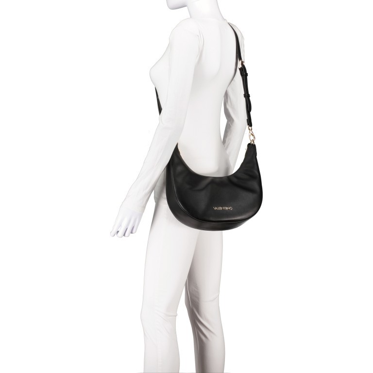 Beuteltasche Goulash Nero, Farbe: schwarz, Marke: Valentino Bags, EAN: 8058043786858, Abmessungen in cm: 28x27x8, Bild 7 von 8