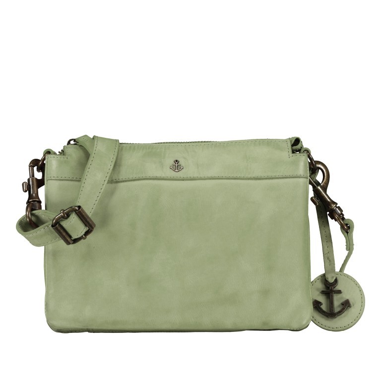 Umhängetasche Anchor-Love Evita B3.7835 Mint Green, Farbe: grün/oliv, Marke: Harbour 2nd, EAN: 4046478060432, Abmessungen in cm: 23x16x4, Bild 1 von 6