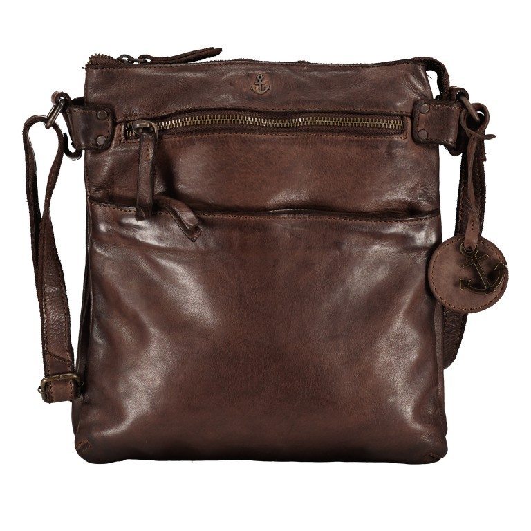 Umhängetasche Anchor-Love Zora B3.9803 Chocolate Brown, Farbe: braun, Marke: Harbour 2nd, EAN: 4046478050792, Abmessungen in cm: 26x28x2, Bild 1 von 8