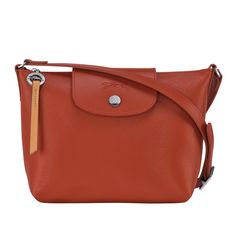 Umhängetasche Le Pliage City Crossbody Bag Orange, Farbe: orange, Marke: Longchamp, EAN: 3597922216109, Abmessungen in cm: 18x16x9, Bild 1 von 5