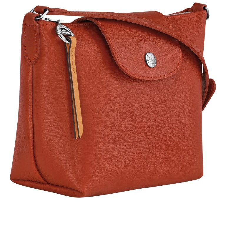 Umhängetasche Le Pliage City Crossbody Bag Orange, Farbe: orange, Marke: Longchamp, EAN: 3597922216109, Abmessungen in cm: 18x16x9, Bild 2 von 5