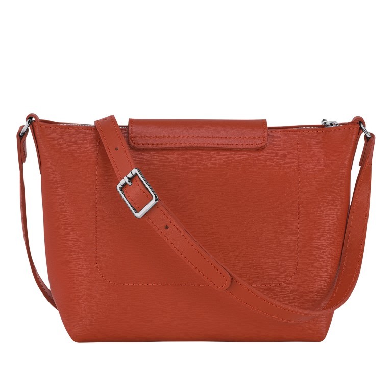 Umhängetasche Le Pliage City Crossbody Bag Orange, Farbe: orange, Marke: Longchamp, EAN: 3597922216109, Abmessungen in cm: 18x16x9, Bild 3 von 5