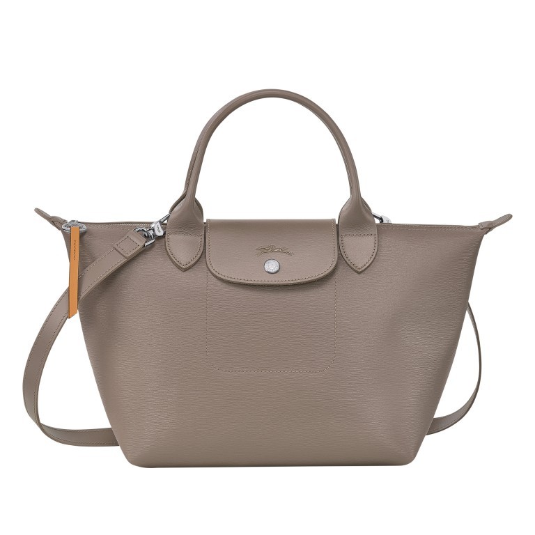 Handtasche Le Pliage City Handtasche S mit Schulterriemen Taupe, Farbe: taupe/khaki, Marke: Longchamp, EAN: 3597922214211, Abmessungen in cm: 25x23x16, Bild 1 von 4