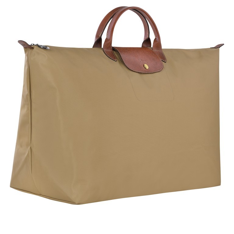 Reisetasche Le Pliage Reisetasche XL Sand, Farbe: beige, Marke: Longchamp, EAN: 3597922209170, Abmessungen in cm: 55x40x23, Bild 2 von 5