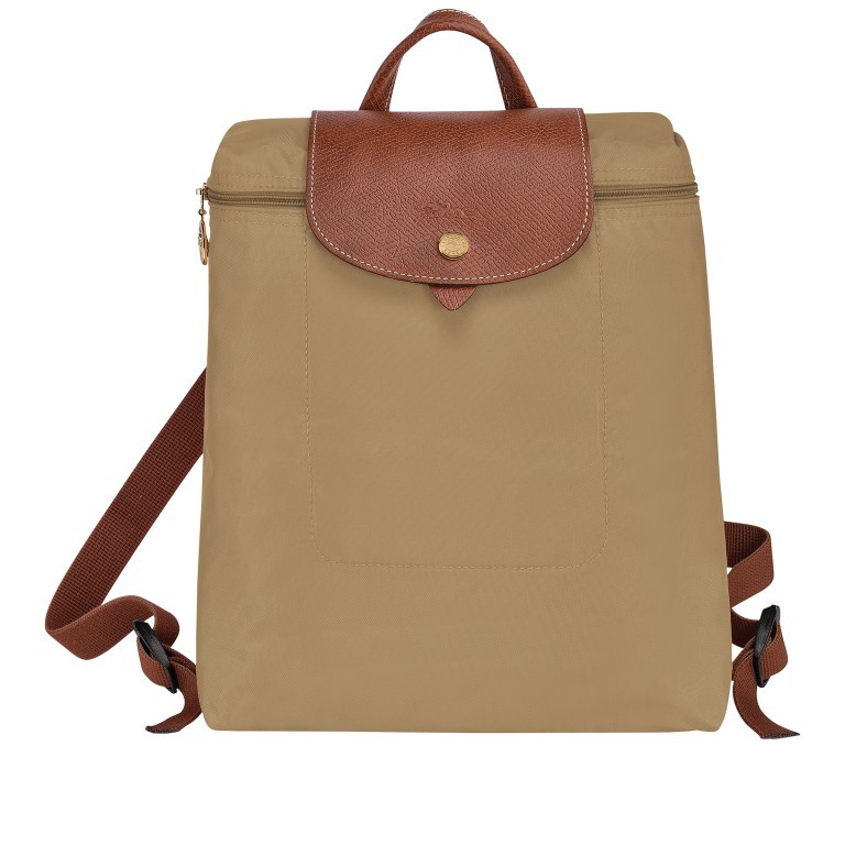 Rucksack Le Pliage Rucksack Sand, Farbe: beige, Marke: Longchamp, EAN: 3597922209316, Abmessungen in cm: 26x28x10, Bild 1 von 5