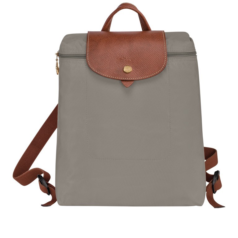 Rucksack Le Pliage Rucksack Grau, Farbe: grau, Marke: Longchamp, EAN: 3597922209330, Abmessungen in cm: 26x28x10, Bild 1 von 5