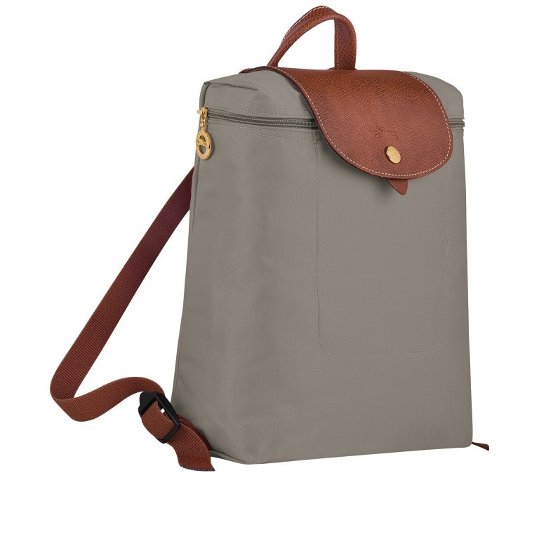 Rucksack Le Pliage Rucksack Grau, Farbe: grau, Marke: Longchamp, EAN: 3597922209330, Abmessungen in cm: 26x28x10, Bild 2 von 5