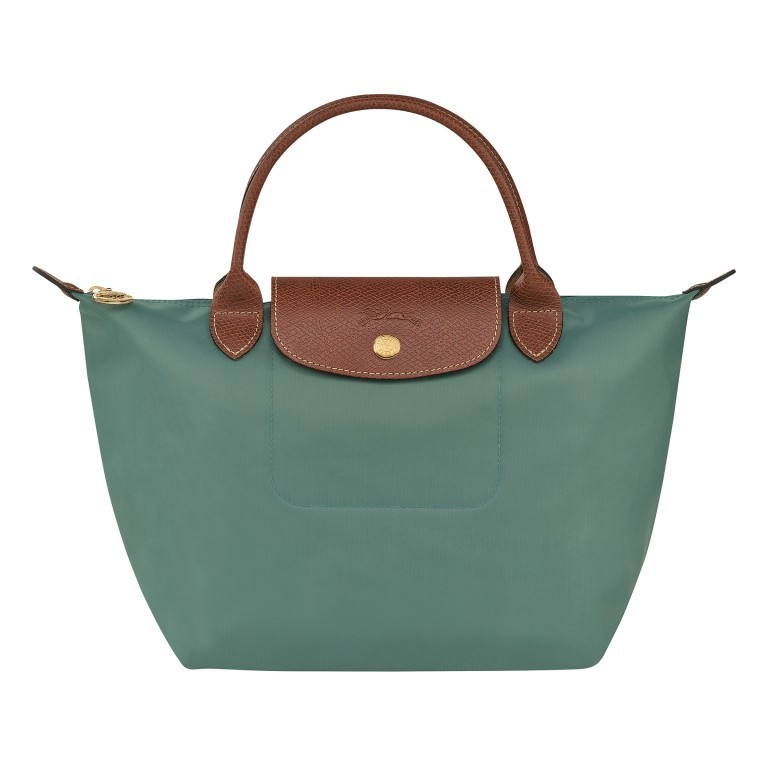 Handtasche Le Pliage S Hellgrün, Farbe: grün/oliv, Marke: Longchamp, EAN: 3597922207589, Abmessungen in cm: 23x22x14, Bild 1 von 5