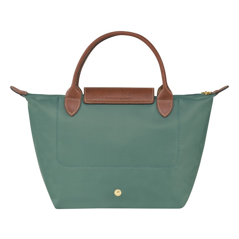 Handtasche Le Pliage S Hellgrün, Farbe: grün/oliv, Marke: Longchamp, EAN: 3597922207589, Abmessungen in cm: 23x22x14, Bild 3 von 5