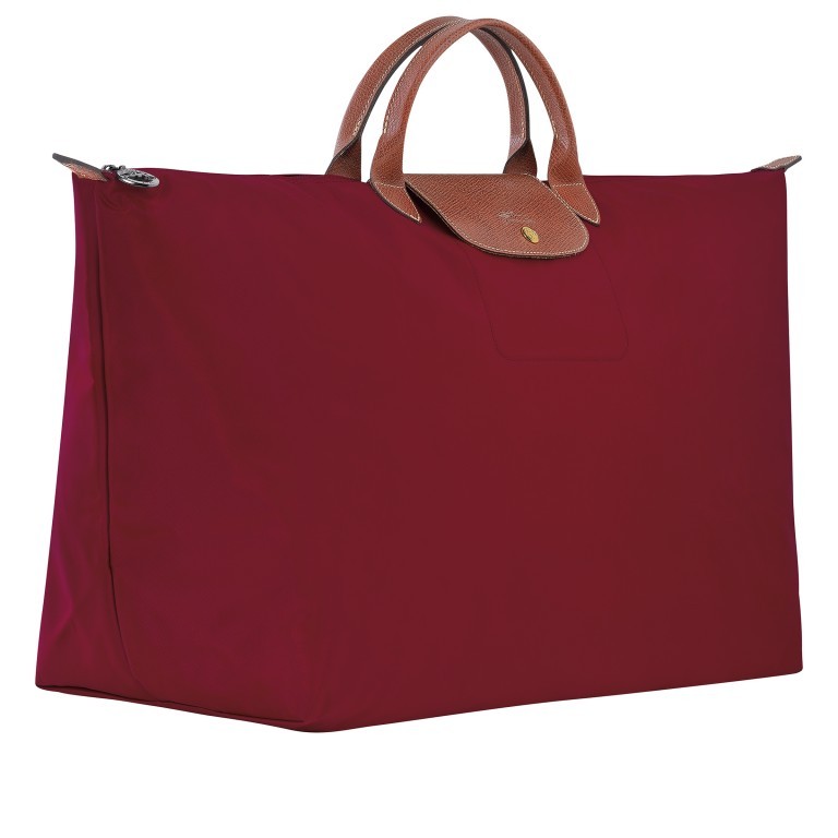 Reisetasche Le Pliage Reisetasche XL Dunkelrot, Farbe: rot/weinrot, Marke: Longchamp, EAN: 3597922209217, Abmessungen in cm: 55x40x23, Bild 2 von 5