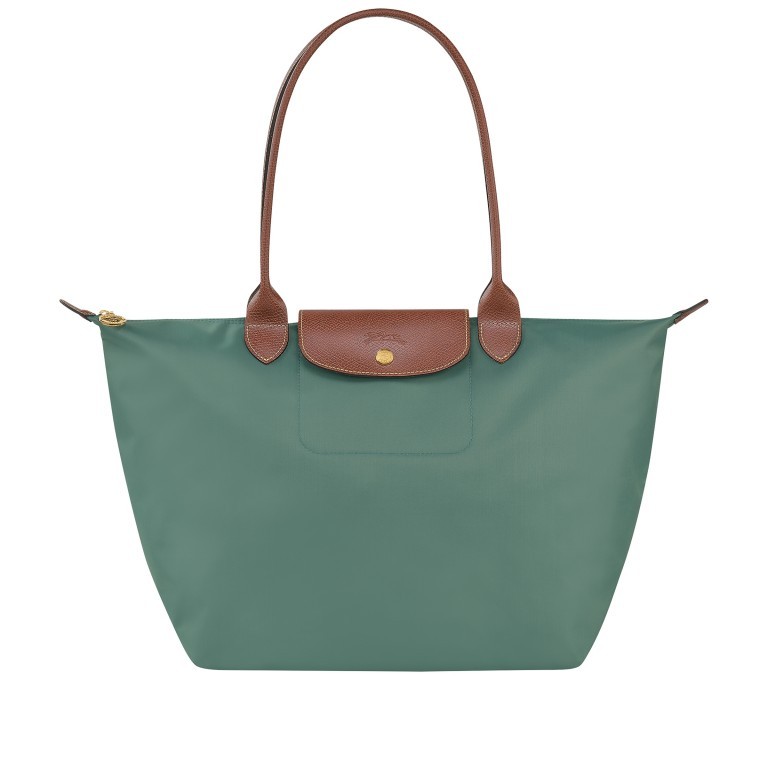 Shopper Le Pliage Shopper L Hellgrün, Farbe: grün/oliv, Marke: Longchamp, EAN: 3597922209415, Abmessungen in cm: 31x30x19, Bild 1 von 4