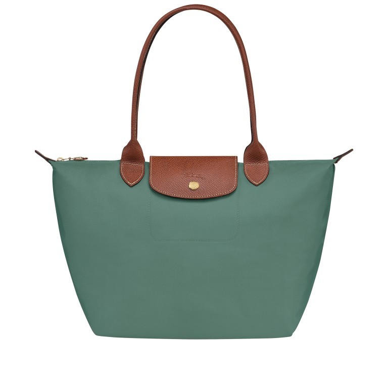 Shopper Le Pliage Shopper S Hellgrün, Farbe: grün/oliv, Marke: Longchamp, EAN: 3597922209774, Abmessungen in cm: 28x25x14, Bild 1 von 4