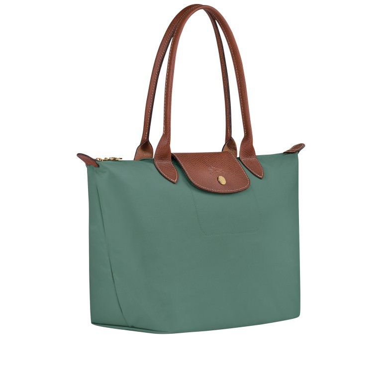 Shopper Le Pliage Shopper S Hellgrün, Farbe: grün/oliv, Marke: Longchamp, EAN: 3597922209774, Abmessungen in cm: 28x25x14, Bild 2 von 4