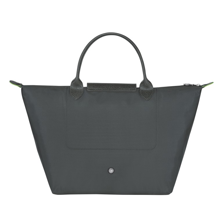 Handtasche Le Pliage Green Handtasche M Graphit, Farbe: anthrazit, Marke: Longchamp, EAN: 3597922140909, Abmessungen in cm: 30x28x20, Bild 3 von 6