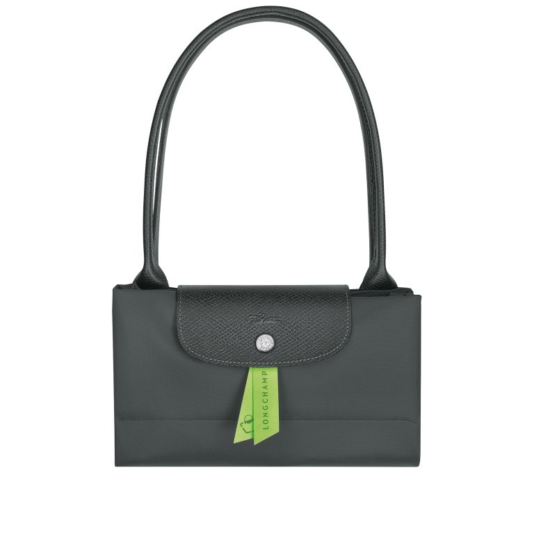 Shopper Le Pliage Green Shopper L Graphit, Farbe: anthrazit, Marke: Longchamp, EAN: 3597922141104, Abmessungen in cm: 31x30x19, Bild 5 von 5