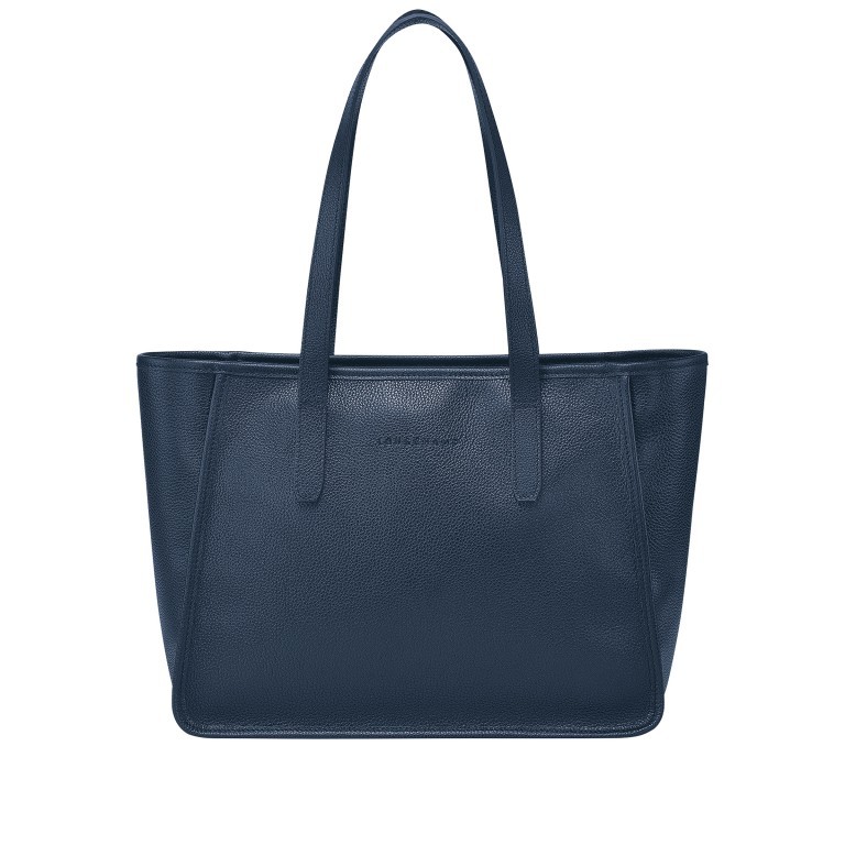 Shopper Le Foulonné 021-10141 Dunkelblau, Farbe: blau/petrol, Marke: Longchamp, EAN: 3597922211258, Abmessungen in cm: 33.5x26x13.5, Bild 1 von 5