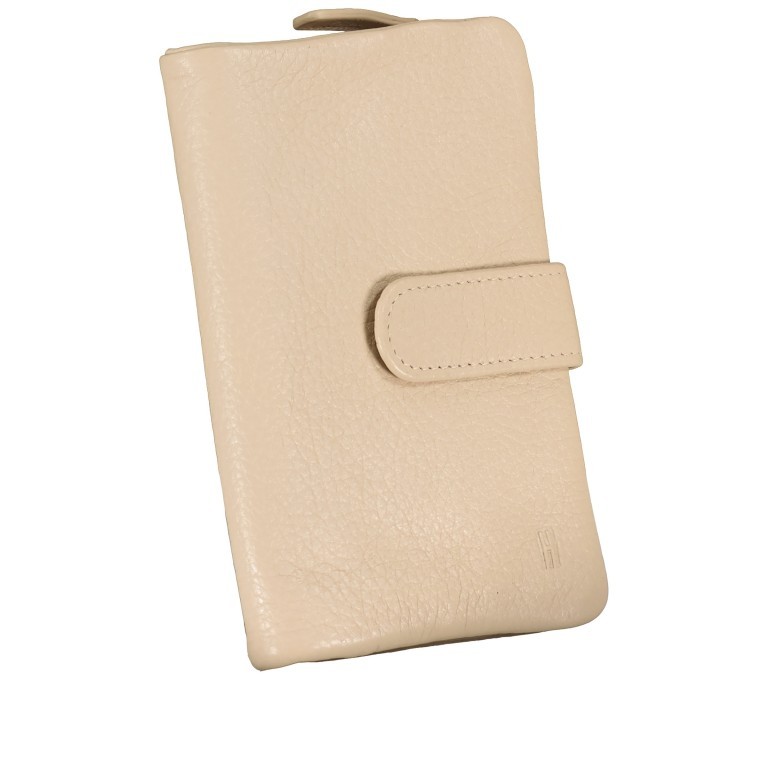 Geldbörse Print mit RFID-Schutz Beige, Farbe: beige, Marke: Hausfelder Manufaktur, EAN: 4065646008250, Abmessungen in cm: 10x14.5x2, Bild 2 von 5