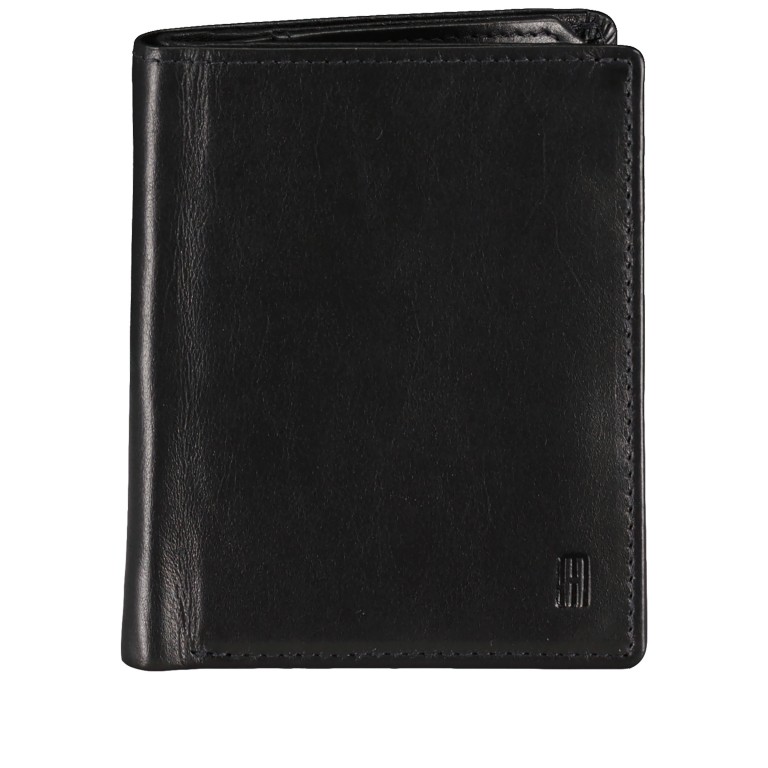 Karten-/Ausweisetui Nappa mit RFID-Schutz Schwarz, Farbe: schwarz, Marke: Hausfelder Manufaktur, EAN: 4065646008342, Abmessungen in cm: 9x11.5x1, Bild 1 von 5