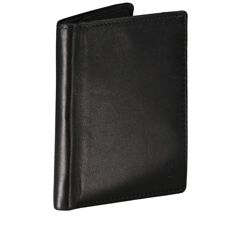 Karten-/Ausweisetui Nappa mit RFID-Schutz Schwarz, Farbe: schwarz, Marke: Hausfelder Manufaktur, EAN: 4065646008342, Abmessungen in cm: 9x11.5x1, Bild 2 von 5