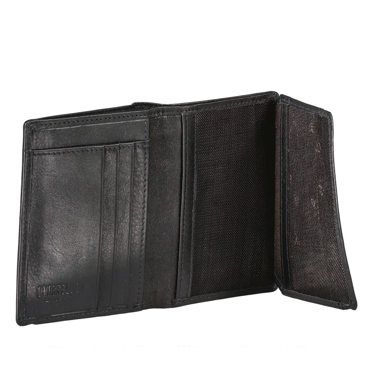 Karten-/Ausweisetui Nappa mit RFID-Schutz Schwarz, Farbe: schwarz, Marke: Hausfelder Manufaktur, EAN: 4065646008342, Abmessungen in cm: 9x11.5x1, Bild 5 von 5