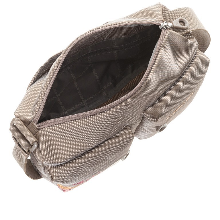 Umhängetasche MD20 JGTT5 Blossom Taupe, Farbe: taupe/khaki, Marke: Mandarina Duck, EAN: 8032803783707, Abmessungen in cm: 28x22x10, Bild 6 von 7