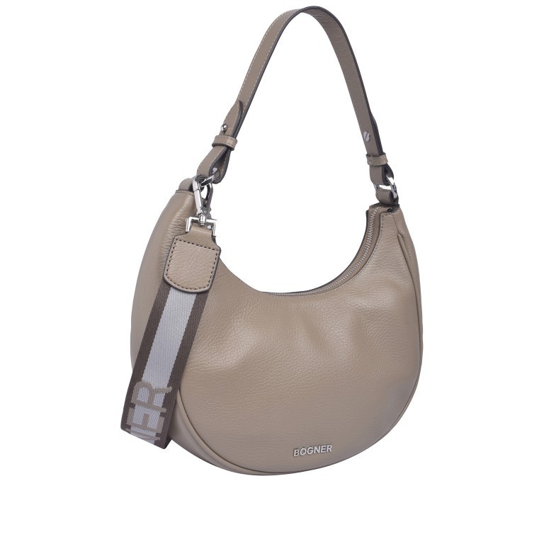 Beuteltasche Andermatt Melene Taupe, Farbe: taupe/khaki, Marke: Bogner, EAN: 4048835080497, Abmessungen in cm: 27.5x25x8, Bild 2 von 9