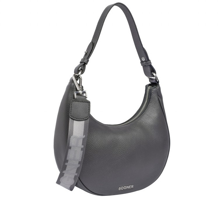 Beuteltasche Andermatt Melene Dark Grey, Farbe: grau, Marke: Bogner, EAN: 4048835080503, Abmessungen in cm: 27.5x25x8, Bild 2 von 9