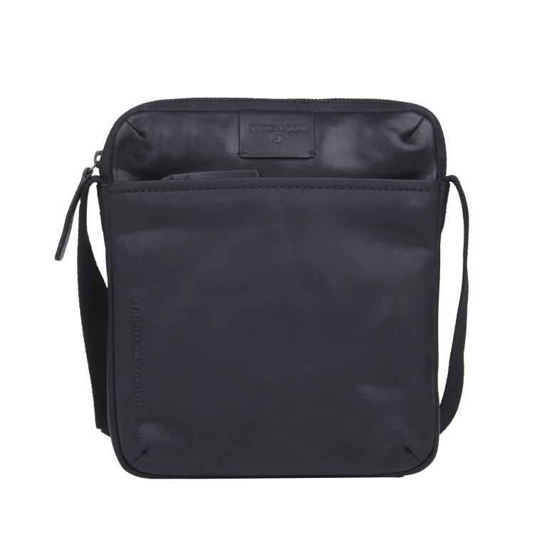 Umhängetasche Brick Lane Shoulderbag Marcus XSVZ Black, Farbe: schwarz, Marke: Strellson, EAN: 4048835074144, Abmessungen in cm: 21.5x25x4, Bild 1 von 7