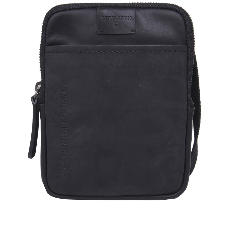 Umhängetasche Brick Lane Shoulderbag Brian XSVZ1 Black, Farbe: schwarz, Marke: Strellson, EAN: 4048835074151, Abmessungen in cm: 14x19x2, Bild 1 von 7