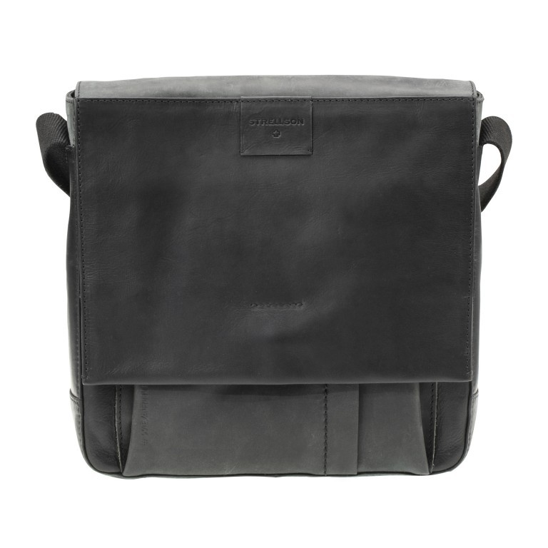 Umhängetasche Brick Lane Jeremy SVF Black, Farbe: schwarz, Marke: Strellson, EAN: 4048835074137, Abmessungen in cm: 25.5x25x7.5, Bild 1 von 5