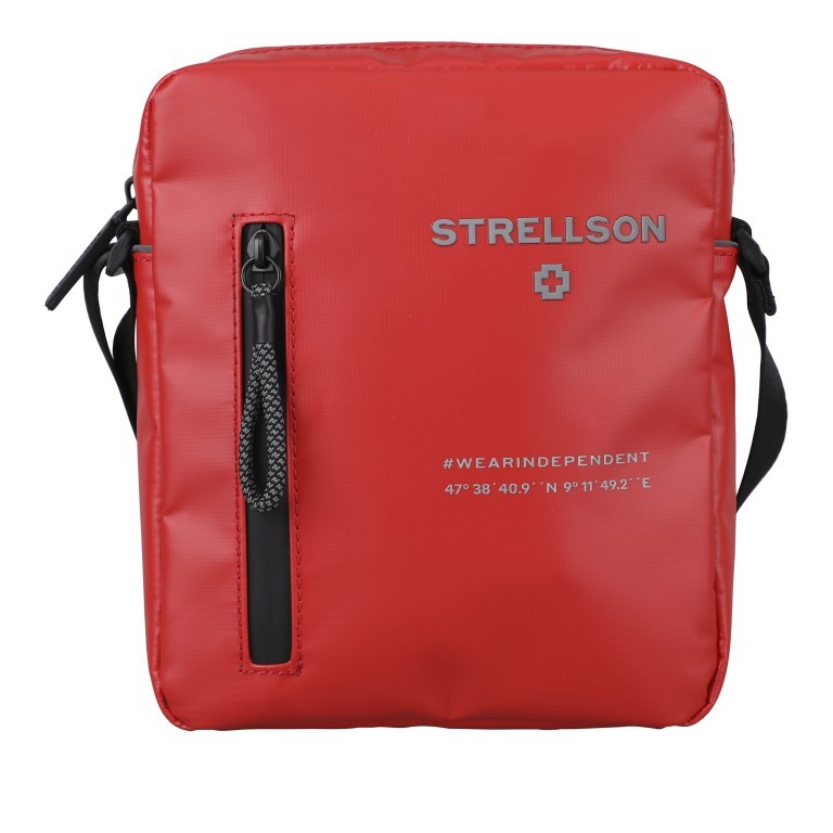 Umhängetasche Stockwell 2.0 Shoulderbag Marcus XSVZ Red, Farbe: rot/weinrot, Marke: Strellson, EAN: 4048835083849, Abmessungen in cm: 18x21.5x5.5, Bild 1 von 7