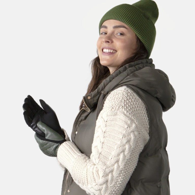 Handschuhe Hague Gloves mit Bedienfunktion für Touchscreens Größe L Army, Farbe: grün/oliv, Marke: Barts, EAN: 8717457808753, Bild 3 von 4