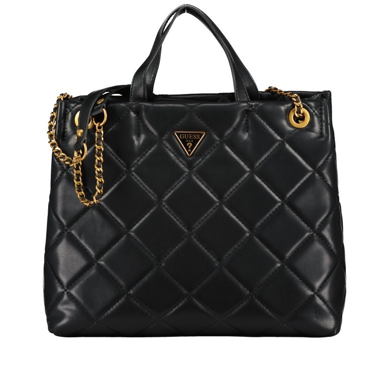Handtasche Cessily Black, Farbe: schwarz, Marke: Guess, EAN: 0190231535041, Abmessungen in cm: 23.5x29x10, Bild 1 von 7