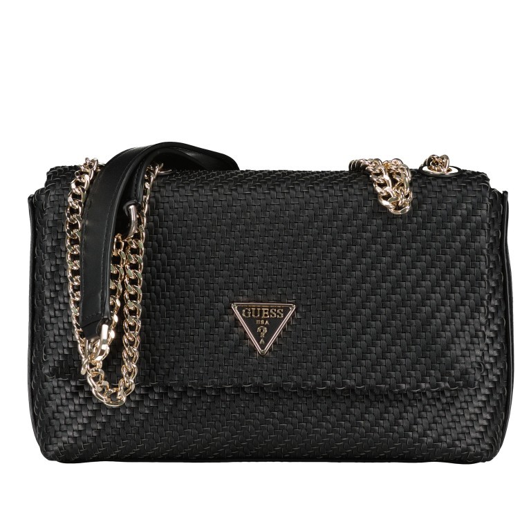 Tasche Hassie Black, Farbe: schwarz, Marke: Guess, EAN: 0190231537922, Abmessungen in cm: 26x18x6, Bild 1 von 7