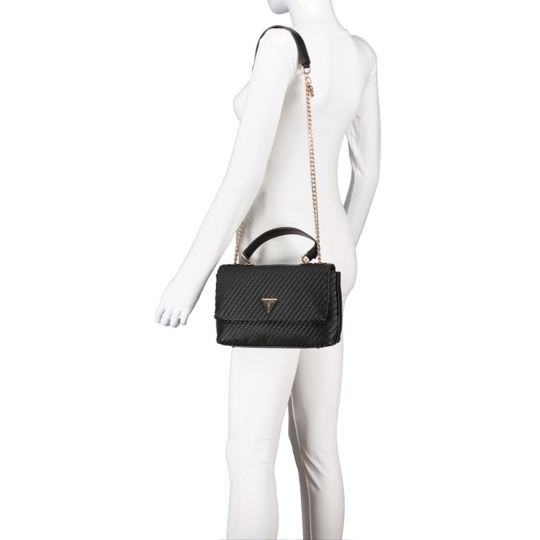 Tasche Hassie Black, Farbe: schwarz, Marke: Guess, EAN: 0190231537922, Abmessungen in cm: 26x18x6, Bild 5 von 7