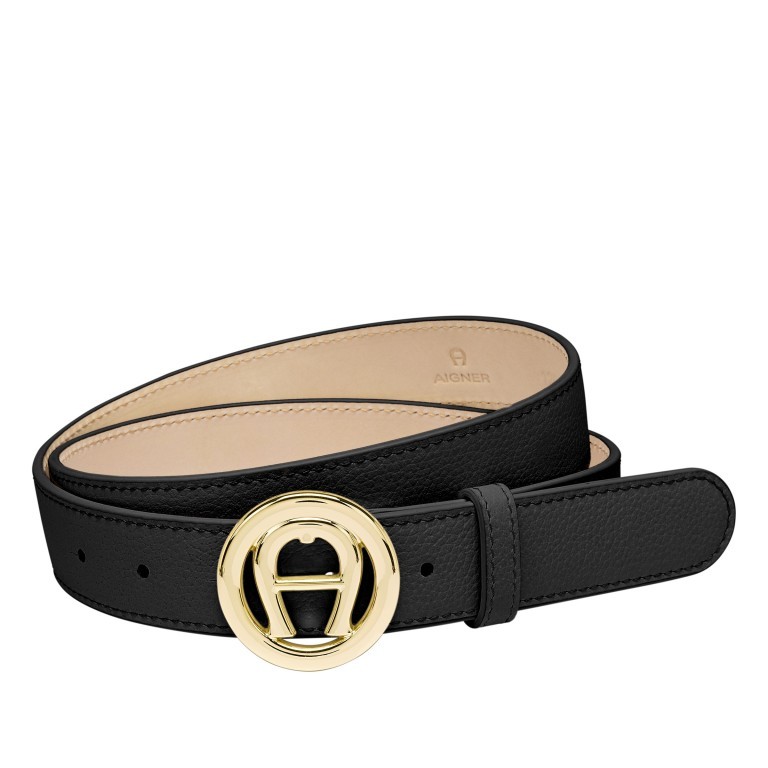 Gürtel Livia Bundweite 100 CM Black, Farbe: schwarz, Marke: AIGNER, EAN: 4055539415753, Bild 1 von 1