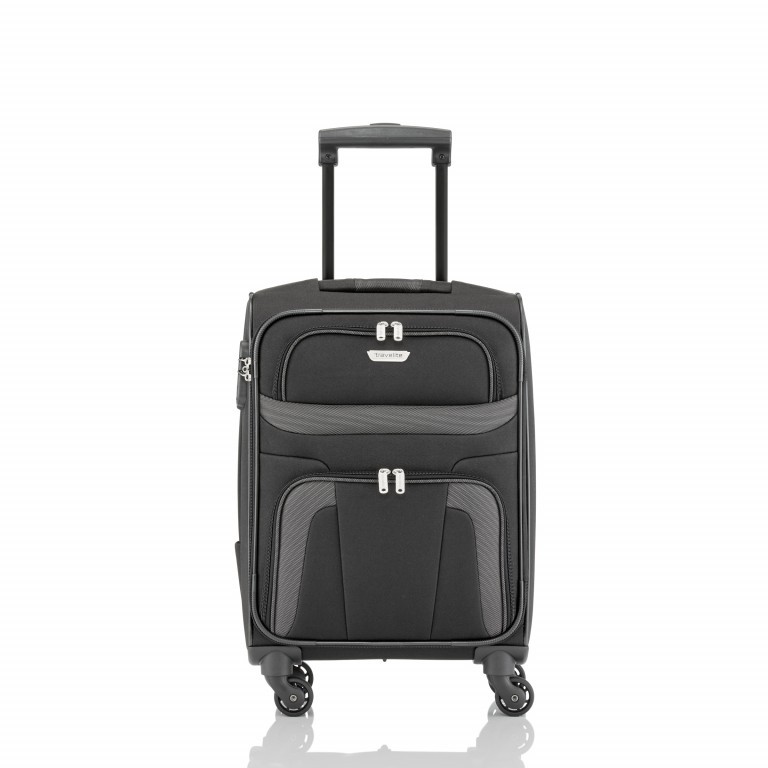 Koffer Orlando 55 cm Schwarz, Farbe: schwarz, Marke: Travelite, EAN: 4027002056800, Abmessungen in cm: 37x54x20, Bild 1 von 4