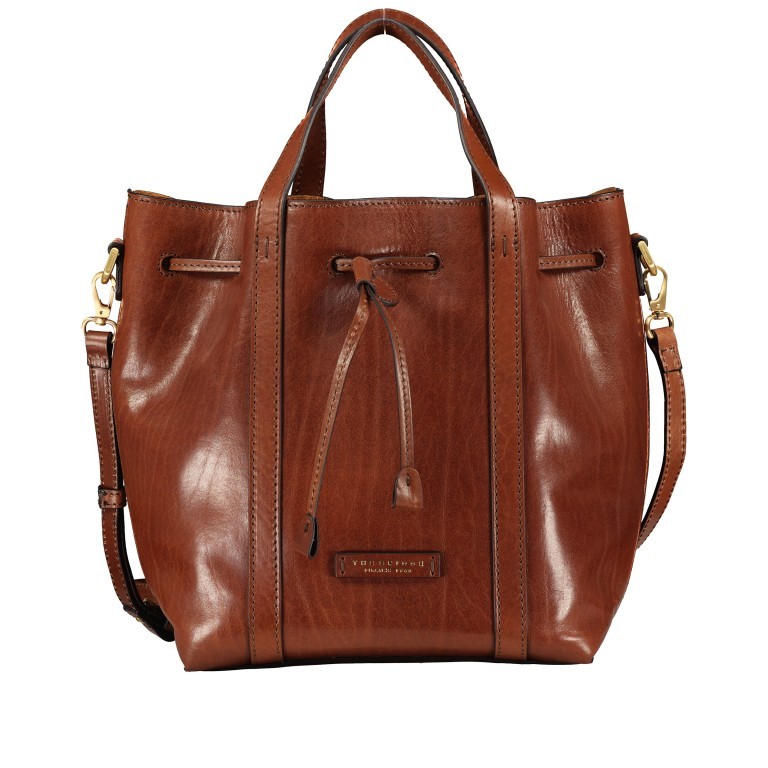 Beuteltasche Vittoria Bucket Bag Marrone, Farbe: cognac, Marke: The Bridge, EAN: 8033748487330, Abmessungen in cm: 25x29x12, Bild 1 von 7