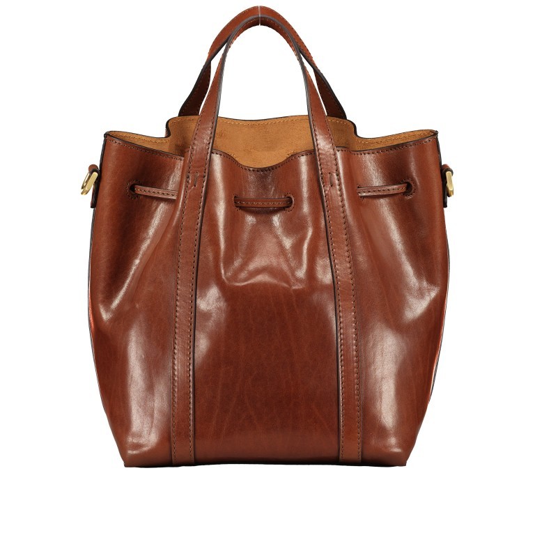 Beuteltasche Vittoria Bucket Bag Marrone, Farbe: cognac, Marke: The Bridge, EAN: 8033748487330, Abmessungen in cm: 25x29x12, Bild 3 von 7