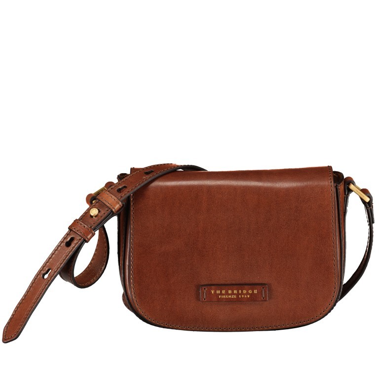 Satteltasche Vittoria Crossbody Bag Marrone, Farbe: cognac, Marke: The Bridge, EAN: 8033748487514, Abmessungen in cm: 20x15x7, Bild 1 von 6