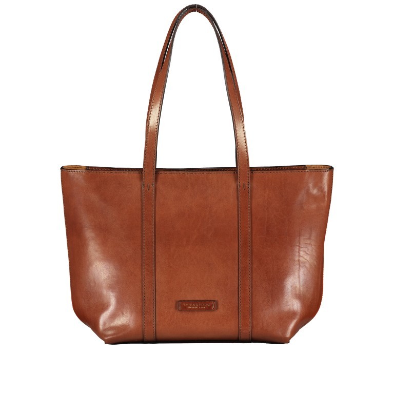 Shopper Vittoria Marrone, Farbe: cognac, Marke: The Bridge, EAN: 8033748487453, Abmessungen in cm: 31.5x13x13, Bild 1 von 5