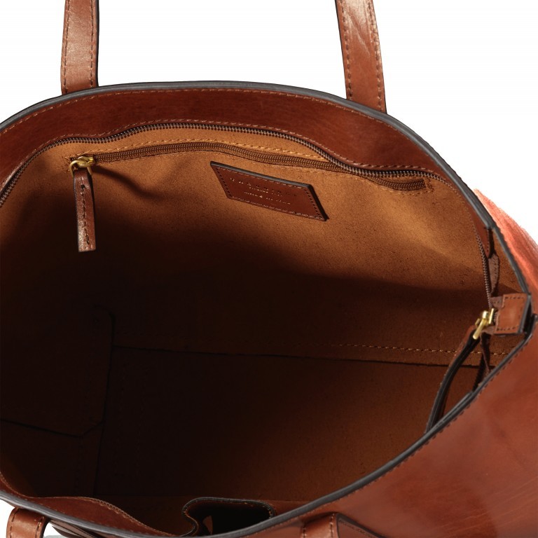 Shopper Vittoria Marrone, Farbe: cognac, Marke: The Bridge, EAN: 8033748487453, Abmessungen in cm: 31.5x13x13, Bild 5 von 5